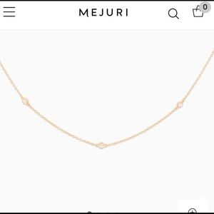 Mejuri satellite necklace